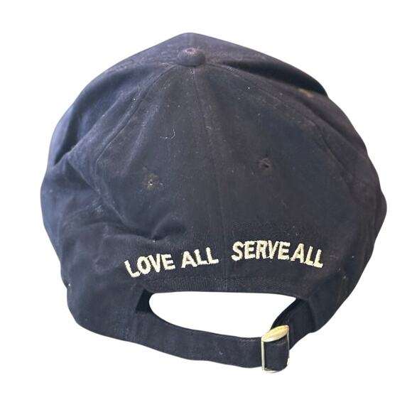 Hard Rock Cafe Yokohama Save the Planet Blue Ball Baseball Cap, One Size, EUC - Picture 3 of 4